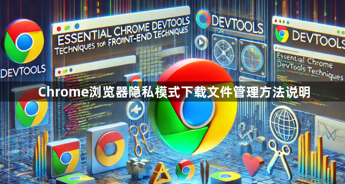 Chrome浏览器隐私模式下载文件管理方法说明1