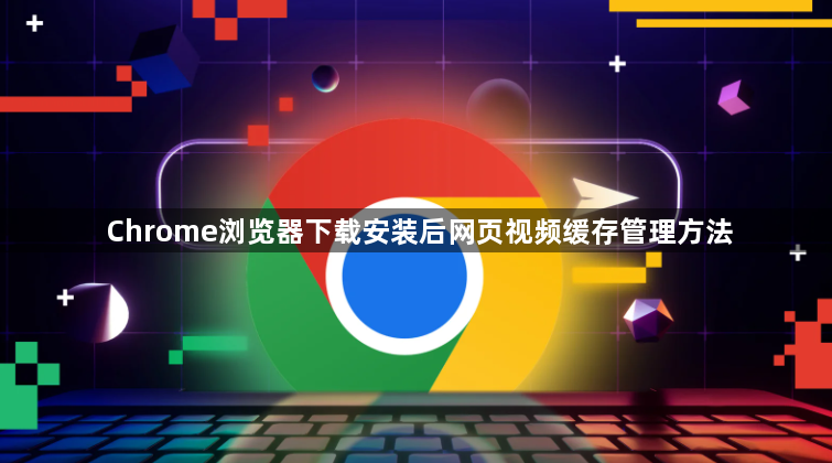 Chrome浏览器下载安装后网页视频缓存管理方法1