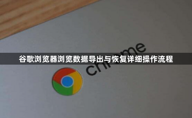 谷歌浏览器浏览数据导出与恢复详细操作流程1