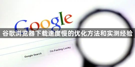 谷歌浏览器下载速度慢的优化方法和实测经验1