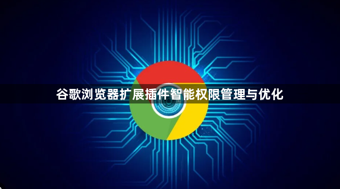 谷歌浏览器扩展插件智能权限管理与优化1