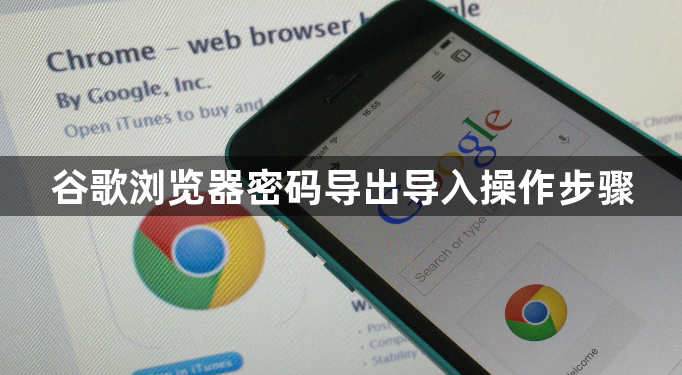 谷歌浏览器密码导出导入操作步骤1