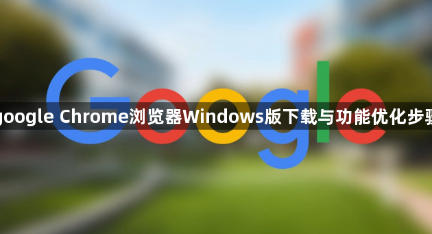 google Chrome浏览器Windows版下载与功能优化步骤1