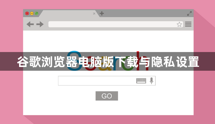 谷歌浏览器电脑版下载与隐私设置1