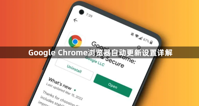 Google Chrome浏览器自动更新设置详解1