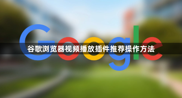 谷歌浏览器视频播放插件推荐操作方法1