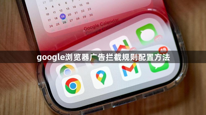 google浏览器广告拦截规则配置方法1
