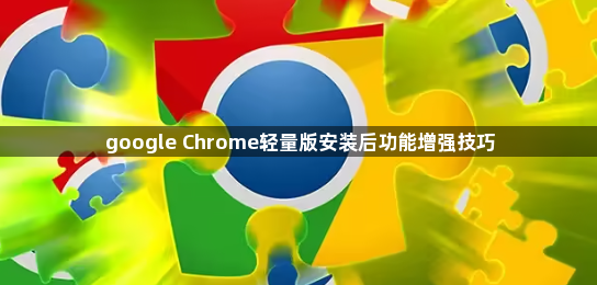 google Chrome轻量版安装后功能增强技巧1
