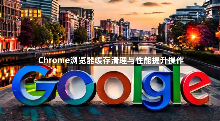 Chrome浏览器缓存清理与性能提升操作1
