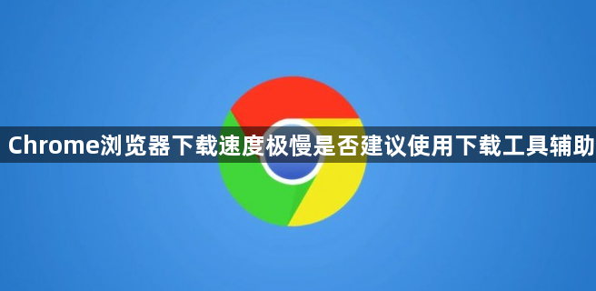 Chrome浏览器下载速度极慢是否建议使用下载工具辅助1
